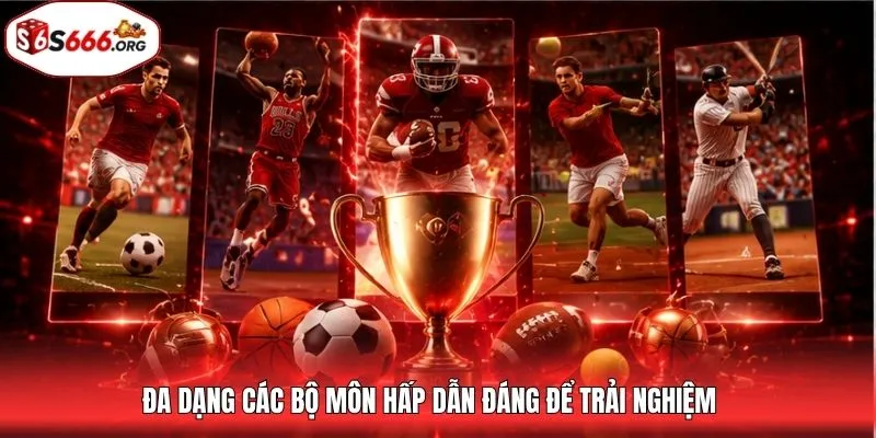 Đa dạng các bộ môn hấp dẫn đáng để trải nghiệm