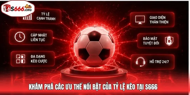 Khám phá các ưu thế nổi bật của tỷ lệ kèo tại S666