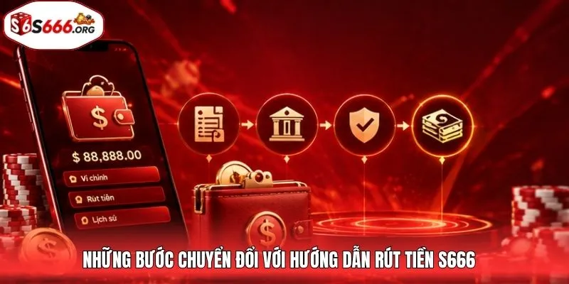 Những bước chuyển đổi với hướng dẫn rút tiền S666
