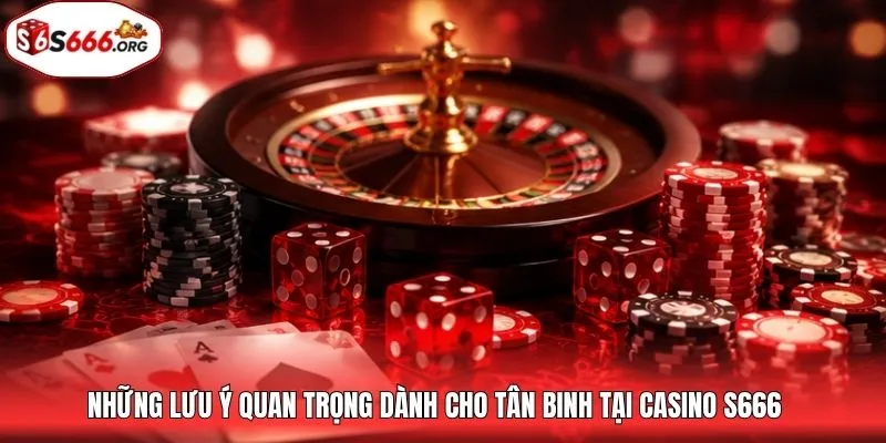 Những lưu ý quan trọng dành cho tân binh tại casino S666